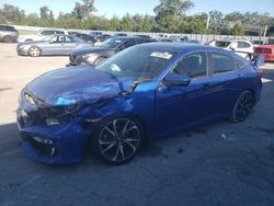 Salvage cars for sale at Apopka, FL auction: 2018 Honda Civic SI