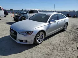 Salvage cars for sale at Antelope, CA auction: 2012 Audi A6 Premium