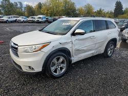 Toyota Vehiculos salvage en venta: 2016 Toyota Highlander Limited