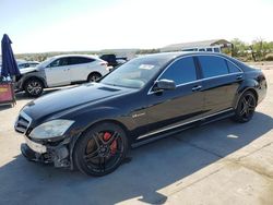 Salvage cars for sale at Grand Prairie, TX auction: 2012 Mercedes-Benz S 63 AMG