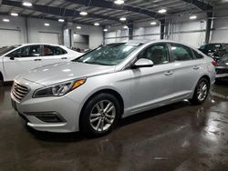 Salvage cars for sale from Copart Ham Lake, MN: 2015 Hyundai Sonata SE