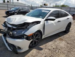 Salvage cars for sale from Copart Mercedes, TX: 2019 Honda Civic Sport