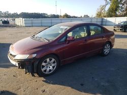 Salvage cars for sale at Dunn, NC auction: 2010 Honda Civic LX