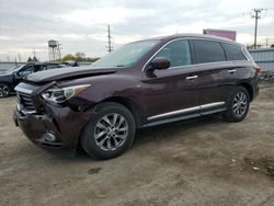 Salvage cars for sale at Chicago Heights, IL auction: 2015 Infiniti QX60