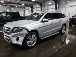 Salvage cars for sale at Ham Lake, MN auction: 2017 Mercedes-Benz GLS 450 4matic