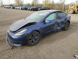 Salvage cars for sale at Montreal Est, QC auction: 2023 Tesla Model 3