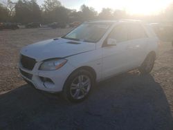 Mercedes-Benz salvage cars for sale: 2012 Mercedes-Benz ML 350 4matic