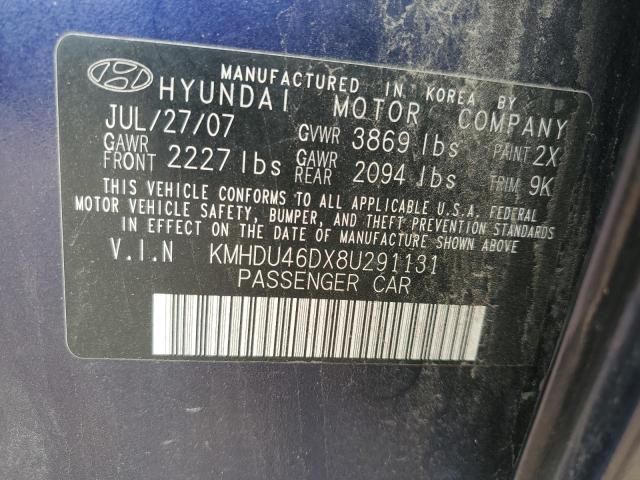 2008 Hyundai Elantra GLS