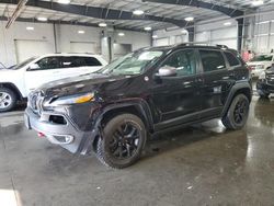 Jeep Cherokee Trailhawk salvage cars for sale: 2017 Jeep Cherokee Trailhawk