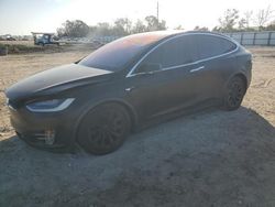 Salvage cars for sale at Riverview, FL auction: 2017 Tesla Model X