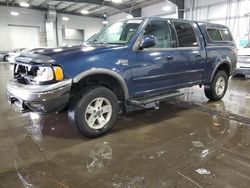 Salvage cars for sale at Ham Lake, MN auction: 2002 Ford F150 Supercrew