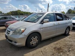 Salvage cars for sale at Hillsborough, NJ auction: 2007 Honda Odyssey EXL