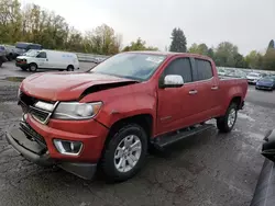 Salvage cars for sale at Portland, OR auction: 2016 Chevrolet Colorado LT