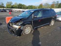 Salvage cars for sale at Grantville, PA auction: 2017 Toyota Sienna XLE