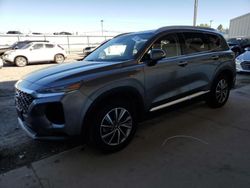 Salvage cars for sale at Dyer, IN auction: 2019 Hyundai Santa FE Limited