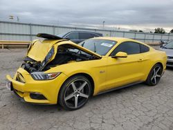 Salvage cars for sale at Dyer, IN auction: 2015 Ford Mustang GT