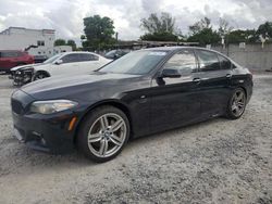 Salvage cars for sale at Opa Locka, FL auction: 2014 BMW 535 I