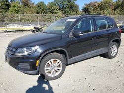 Volkswagen salvage cars for sale: 2016 Volkswagen Tiguan S