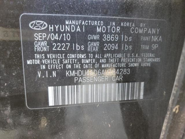 2010 Hyundai Elantra Blue