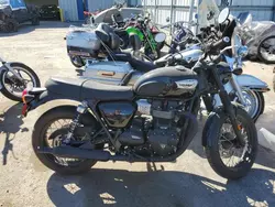 Salvage cars for sale from Copart Elgin, IL: 2017 Triumph 2017 Triumph Motorcycle Bonneville T100