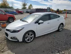 Chevrolet salvage cars for sale: 2016 Chevrolet Cruze Premier