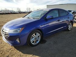 Salvage cars for sale from Copart Rocky View County, AB: 2019 Hyundai Elantra SEL