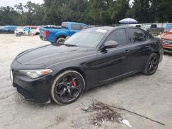 Salvage cars for sale from Copart Ocala, FL: 2017 Alfa Romeo Giulia TI Q4