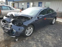 Carros salvage para piezas a la venta en subasta: 2017 Chevrolet Malibu LT