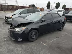 Salvage cars for sale at Wilmington, CA auction: 2015 Toyota Corolla L