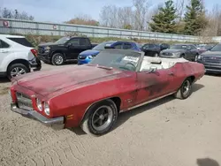 Salvage cars for sale at Davison, MI auction: 1972 Pontiac Lemans