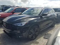 Salvage Cars with No Bids Yet For Sale at auction: 2022 Infiniti QX50 Luxe