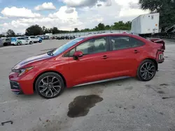 Toyota salvage cars for sale: 2021 Toyota Corolla SE