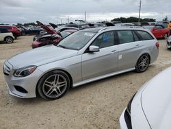 Salvage cars for sale from Copart Arcadia, FL: 2016 Mercedes-Benz E 350 4matic Wagon