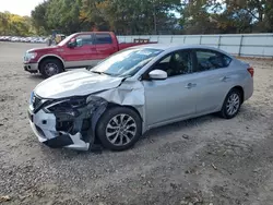 Salvage cars for sale at North Billerica, MA auction: 2018 Nissan Sentra S