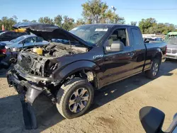 Ford salvage cars for sale: 2018 Ford F150 Super Cab