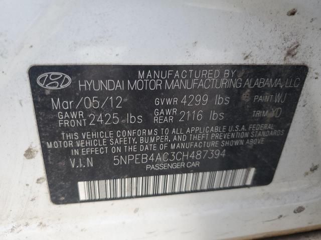 2012 Hyundai Sonata GLS