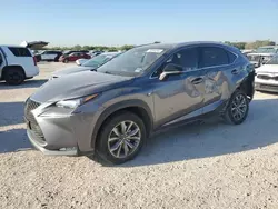 Salvage cars for sale at San Antonio, TX auction: 2017 Lexus NX 200T Base