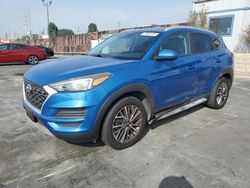 Salvage cars for sale at Wilmington, CA auction: 2019 Hyundai Tucson Limited