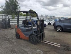 Salvage trucks for sale at Miami, FL auction: 2015 Toyota Forklift