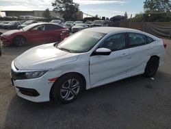 Honda salvage cars for sale: 2017 Honda Civic LX