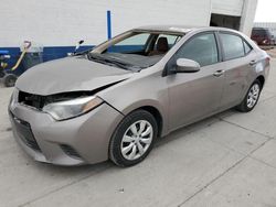 Salvage cars for sale at Farr West, UT auction: 2016 Toyota Corolla L