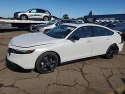 Honda salvage cars for sale: 2023 Honda Accord Hybrid SPORT-L