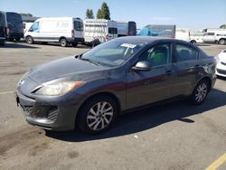 Salvage cars for sale at Hayward, CA auction: 2013 Mazda 3 I