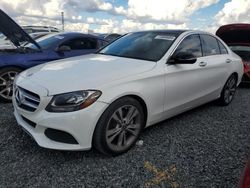 Salvage cars for sale at Riverview, FL auction: 2017 Mercedes-Benz C300