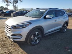 Salvage cars for sale at San Martin, CA auction: 2017 Hyundai Tucson Limited