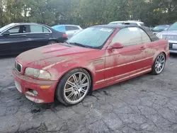 Vehiculos salvage en venta de Copart Austell, GA: 2006 BMW M3