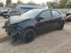 Salvage cars for sale at Wichita, KS auction: 2016 Toyota Corolla L