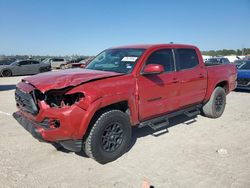 Salvage cars for sale at Houston, TX auction: 2021 Toyota Tacoma Double Cab