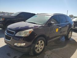 Chevrolet salvage cars for sale: 2010 Chevrolet Traverse LT