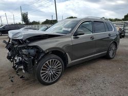 Salvage cars for sale at Miami, FL auction: 2025 BMW X7 XDRIVE40I